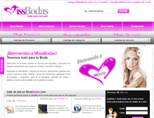Tablet Screenshot of missbodas.com